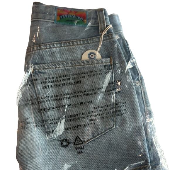 NWT $329 DAILY BLUE by ADRIANO GOLDSCHMIED denim shorts FREAKY 24 - Picture 6 of 12